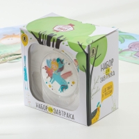 Набор стеклянной детской посуды &laquo;Принцессы&raquo;, 3 предмета