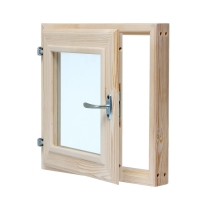 Окно, 40&times;40см, двойное стекло, из хвои