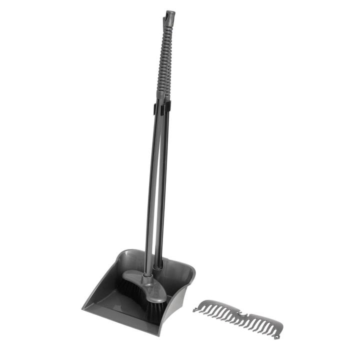 Набор для уборки &laquo;Комфорт&raquo;, 3 предмета: совок, щетка, гребень, цвет МИКС