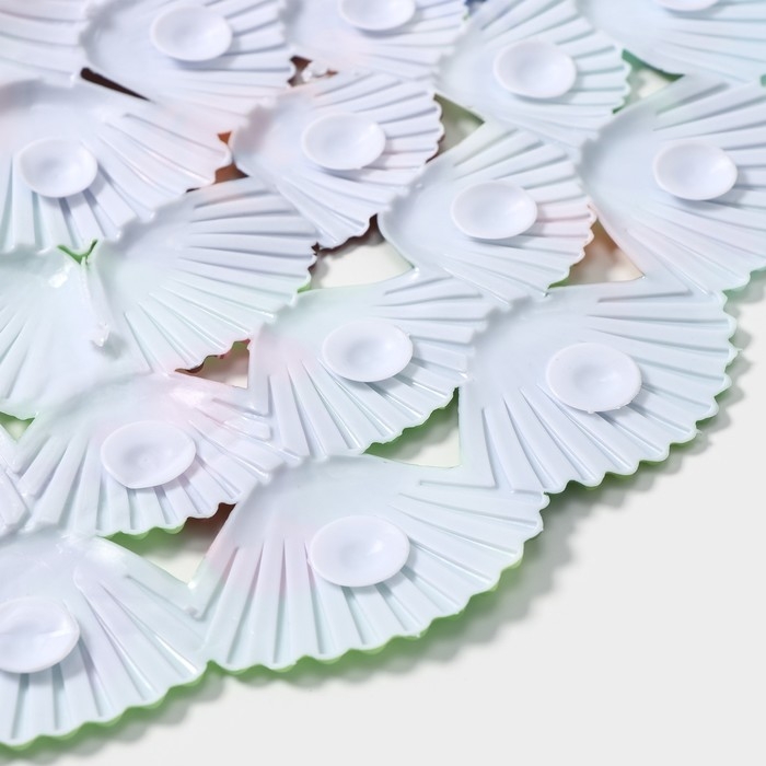 Коврик противоскользящий в ванну на присосках Доляна &laquo;Звери Африки&raquo;, 36&times;67 см