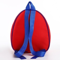 Рюкзак детский для мальчика &laquo;Крутая машина&raquo;, 23х20,5 см см, отдел на молнии, цвет красный