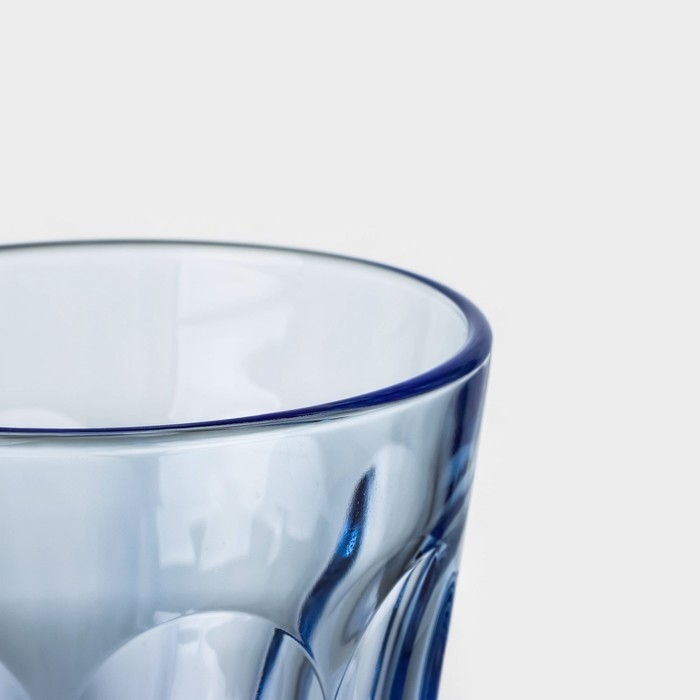 Бокал стеклянный для вина &laquo;Роман&raquo;, 240 мл, цвет синий