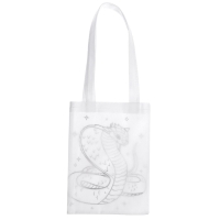 Новый год! Сумка-шопер раскраска «Змея», фэнтези Новый год! Сумка-шопер раскраска «Змея», фэнтези