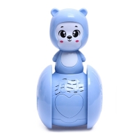 Развивающая игрушка &laquo;Музыкальная неваляшка: Мишка Роро&raquo;, цвет голубой