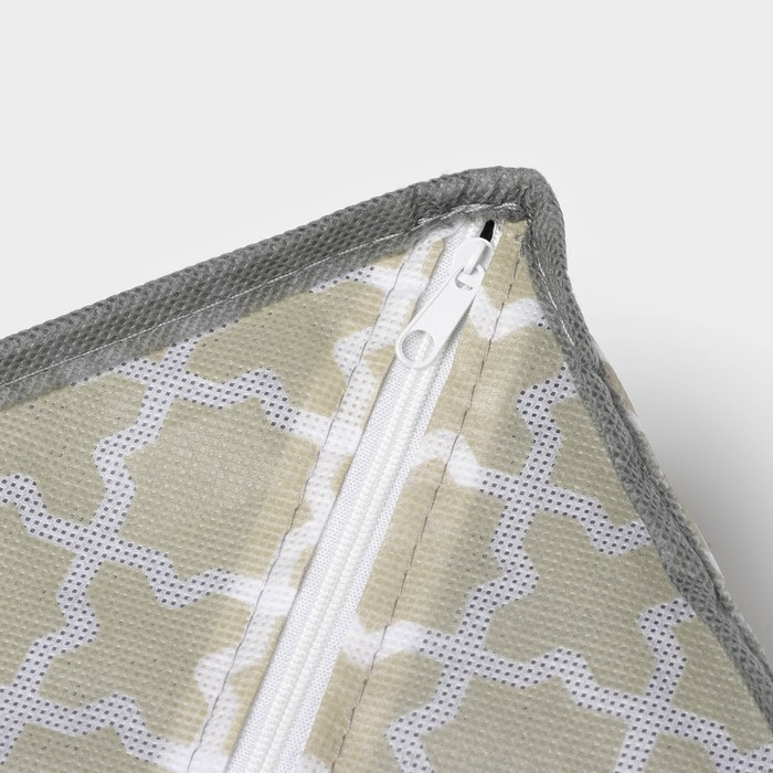 Органайзер для хранения белья «Гранж», 7 ячеек, 33×32×10 см, цвет серый Органайзер для хранения белья «Гранж», 7 ячеек, 33×32×10 см, цвет серый