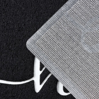 Коврик придверный LaDо́m, 45&times;75 см, ПВХ, цвет чёрный