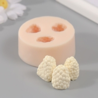 Молд силиконовый "Малина" 3 шт d-1,8 см Молд силиконовый "Малина" 3 шт d-1,8 см