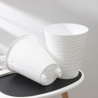 Кашпо для цветов со вставкой &laquo;Валенсия&raquo;, 5,2 л, цвет белый