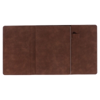 Ежедневник недатированный А5, 136 листов Waltz, твёрдая обложка, искусственная кожа, магнитный клапан, синий срез, блок 70 г/м2, синий