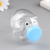 Баночка для скрапбукинга пластик "Поросёнок" 125 мл МИКС 7,5х5,7х5,2 см Баночка для скрапбукинга пластик "Поросёнок" 125 мл МИКС 7,5х5,7х5,2 см