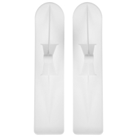 Лыжи для самокатов-снегокатов GRAFFITI, пара, цвет белый