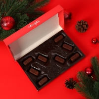 Новый год. Шоколадное ассорти "С новым годом, рождеством" , пенал зелёный, 125 г Новый год. Шоколадное ассорти "С новым годом, рождеством" , пенал зелёный, 125 г