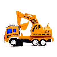 Машина «Стройка», масштаб 1:55, работает от батареек, свет и звук, МИКС Машина «Стройка», масштаб 1:55, работает от батареек, свет и звук, МИКС