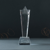 Сувенир стекло стела "Звезда - Победитель" 6,5х6,5х23 см Сувенир стекло стела "Звезда - Победитель" 6,5х6,5х23 см