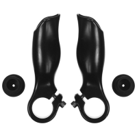 Рога на руль Dream Bike, K-14, алюминиевые, цвет чёрный