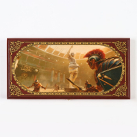 Нарды деревянные большие, настольная игра "Гладиаторы", 40 х 40 см, с шашками Нарды деревянные большие, настольная игра "Гладиаторы", 40 х 40 см, с шашками