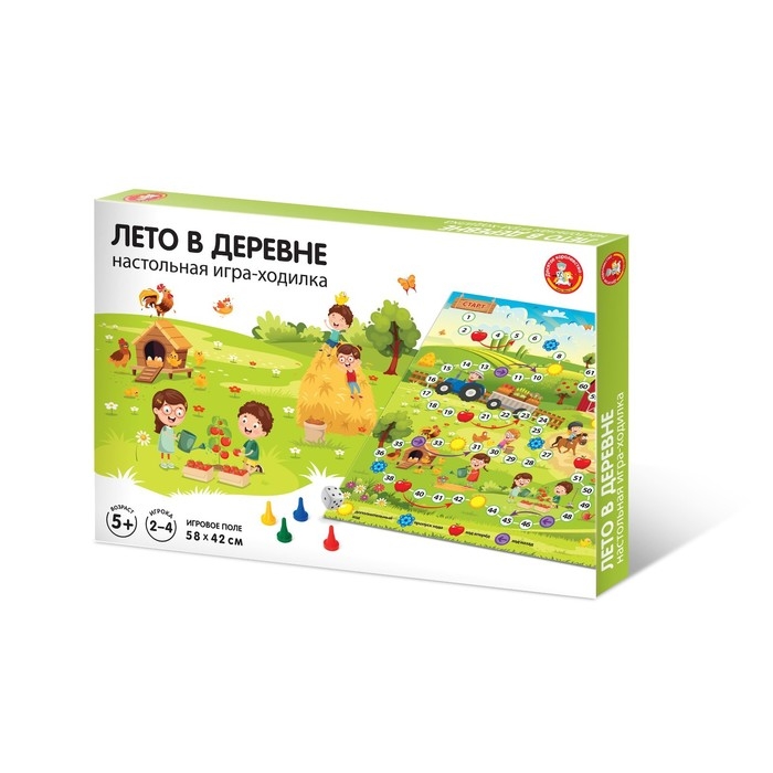 Настольная игра-ходилка &laquo;Лето в деревне&raquo;
