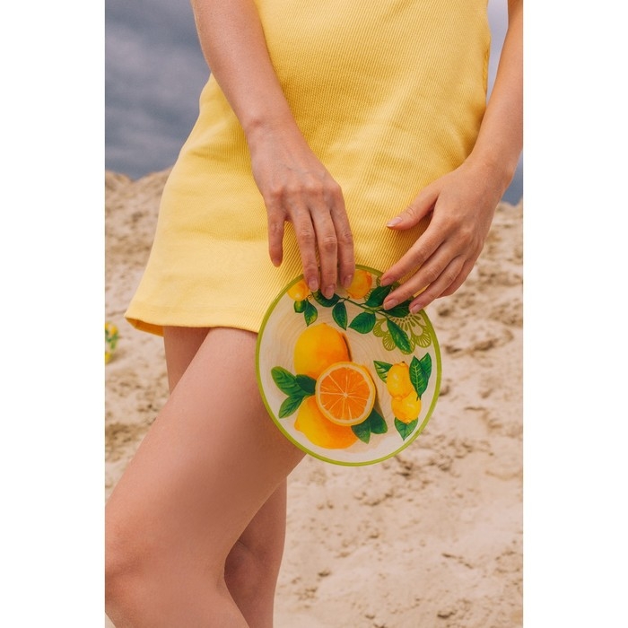 Салатник стеклянный Доляна &laquo;Дольче&raquo;, 0,6 л, 18&times;4,5 см