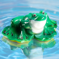 Садовая фигура "Лягушка на кувшинке" 23*35*18 см F01149 Садовая фигура "Лягушка на кувшинке" 23*35*18 см F01149