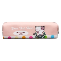 Пенал школьный "Зверюшка", на молнии, бежевый Пенал школьный "Зверюшка", на молнии, бежевый