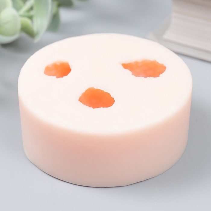 Молд силиконовый Молд силиконовый "Клубника" 3х2 см; 3х1,7 см; 2,5х1,5 см МИКС