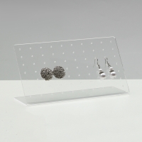 Подставка под серьги прямоугольная, 19×6×10,5 см, оргстекло 2 мм Подставка под серьги прямоугольная, 19×6×10,5 см, оргстекло 2 мм