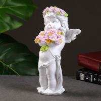 Фигура "Ангел с розами", 13х9х22см Фигура "Ангел с розами", 13х9х22см