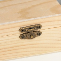 Шкатулка для росписи дерево "Прямоугольная" 5х8,7х5,3 см Шкатулка для росписи дерево "Прямоугольная" 5х8,7х5,3 см