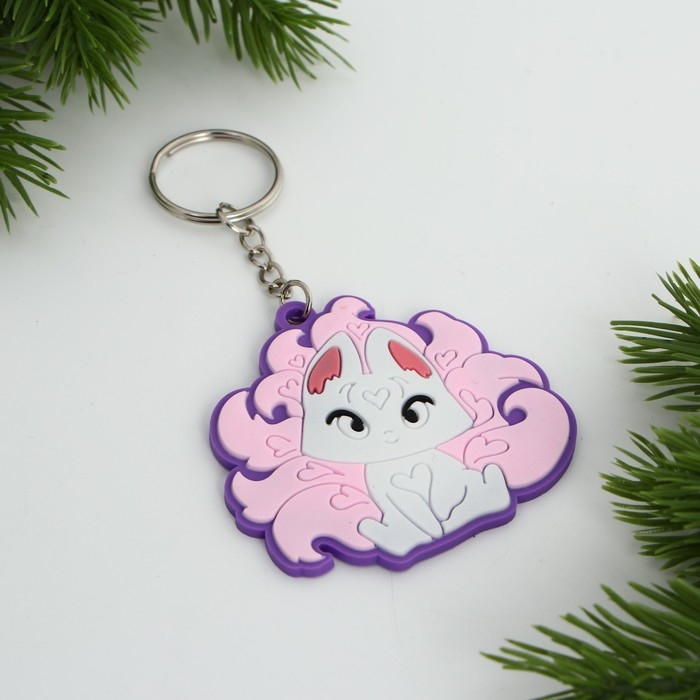 Брелок для ключей , резиновый, аниме «Девочка», 5,7 х 6,2 см Брелок для ключей , резиновый, аниме «Девочка», 5,7 х 6,2 см