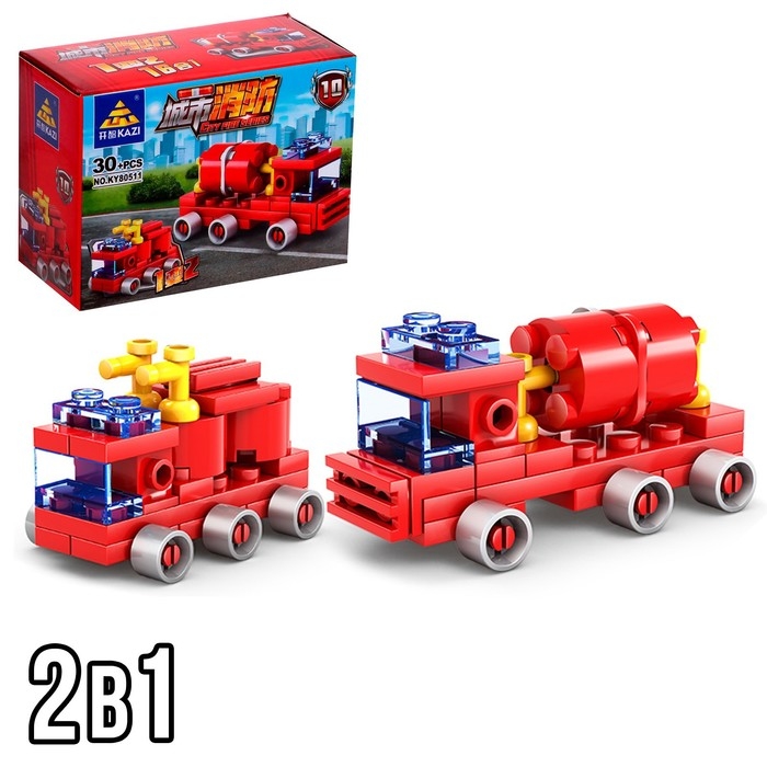 Конструктор пожарные &laquo;Техника&raquo;, 16 видов, МИКС