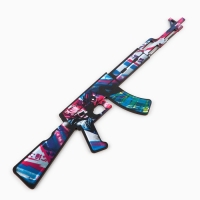 Деревянное оружие, детское сувенирное &laquo;Аниме-неон&raquo;, автомат, 42 х 10,8 см