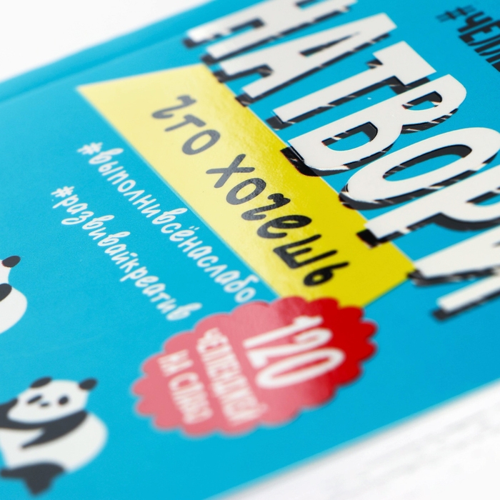 Смешбук Челленджи А6+, 100 л. Мягкая обложка &laquo;Панды&raquo;