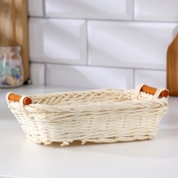 Корзина с ручками, 14&times;19&times;5 см, ротанг