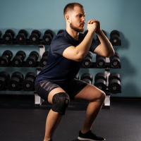 Наколенник-бандаж ONLYTOP, 1 шт., размер универсальный Наколенник-бандаж ONLYTOP, 1 шт., размер универсальный