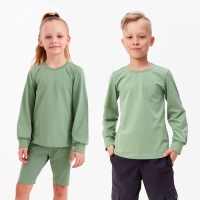Лонгслив детский MINAKU: Basic line цвет оливковый, рост 152 Лонгслив детский MINAKU: Basic line цвет оливковый, рост 152