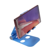 Подставка для телефона Luazon, регулируемая высота, силиконовые вставки, синяя Подставка для телефона Luazon, регулируемая высота, силиконовые вставки, синяя