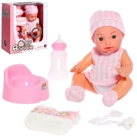 Пупс &laquo;Мой малыш&raquo; с аксессуарами, пьёт, писает, звуковые функции, МИКС