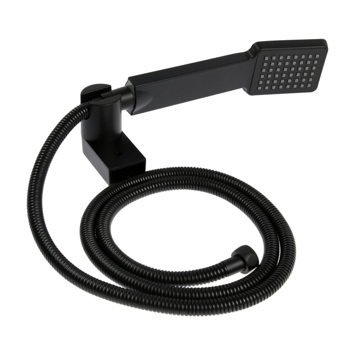 Смеситель для ванны Accoona A6322F, силумин, картридж 35 мм, короткий излив, черный Смеситель для ванны Accoona A6322F, силумин, картридж 35 мм, короткий излив, черный