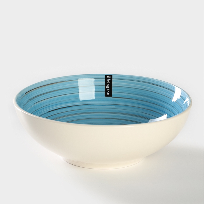 Миска керамическая Elrington &laquo;Аэрограф. Морской вечер&raquo;, 1,69 л, d=23 см