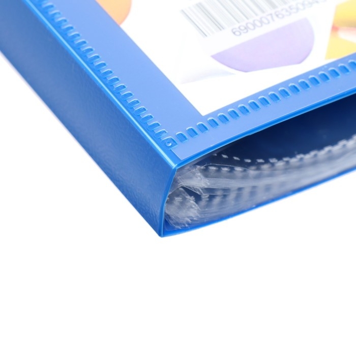 Папка-портфолио пластиковая А4, Calligrata "Снова в школу", 20 файлов