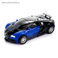 Робот инерционный &laquo;Спорткар&raquo;, трансформируется автоматически при столкновении, цвет МИКС