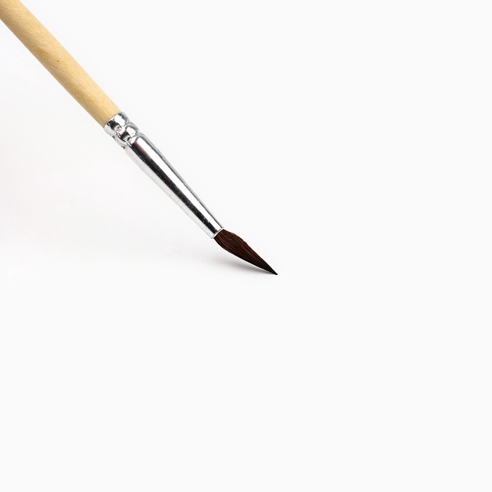 Кисть для рисования, набор белка круглые, 12 шт. № 1,2,3,4,5,6,7,8,9,10,11,12 &laquo;Ван Гог&raquo;