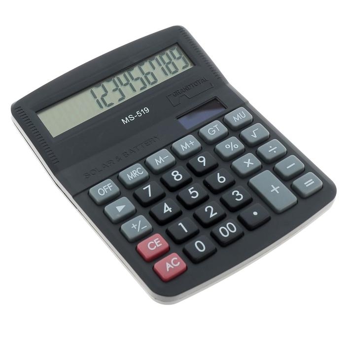 Калькулятор настольный, 12 - разрядный, 519-MS Калькулятор настольный, 12 - разрядный, 519-MS