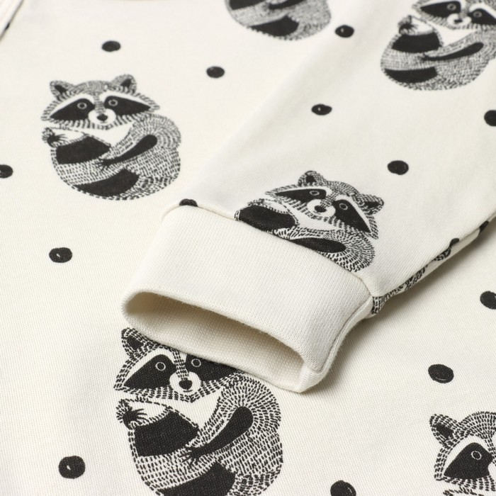 Комбинезон «Енот» Крошка Я, цвет белый, рост 80-86 см Комбинезон «Енот» Крошка Я, цвет белый, рост 80-86 см