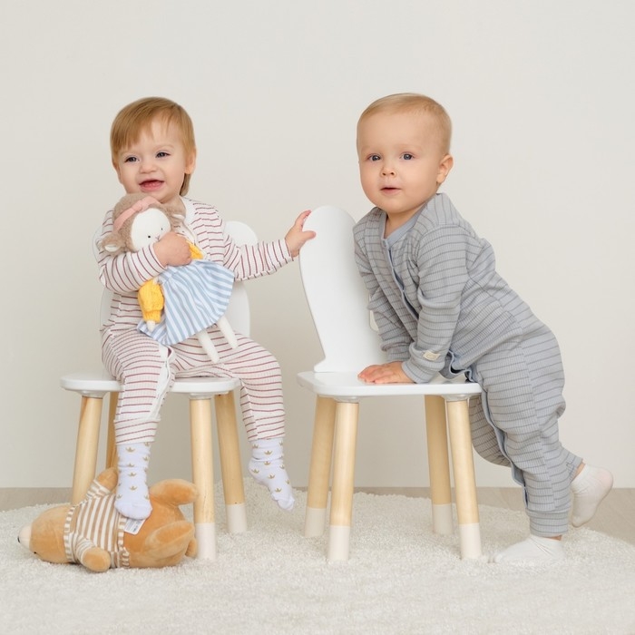 Комбинезон Крошка Я, BASIC LINE, рост 62-68 см, полоска серая