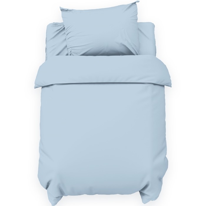 Постельное бельё LoveLife Celestial blue 112х143 см, 60х120+20 см, 40х60 см, хлопок, сатин, 125г/м² Постельное бельё LoveLife Celestial blue 112х143 см, 60х120+20 см, 40х60 см, хлопок, сатин, 125г/м²