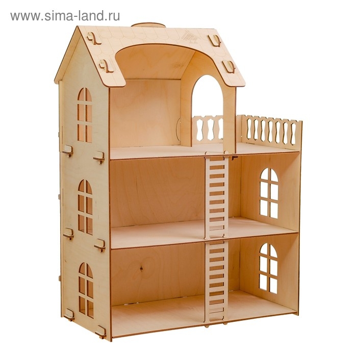 Домик из берёзовой фанеры &laquo;Забава&raquo; без мебели