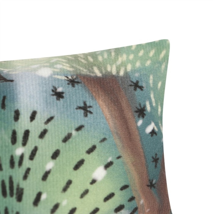 Чехол на подушку Этель Чехол на подушку Этель "Зимний лес", 40*40 см, 100 п/э, велюр