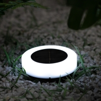 Светильник на солнечной батарее "Еврогарант", "Техно круг" 10.5x12.5 см, IP44, 8 LED, БЕЛЫЙ Светильник на солнечной батарее "Еврогарант", "Техно круг" 10.5x12.5 см, IP44, 8 LED, БЕЛЫЙ