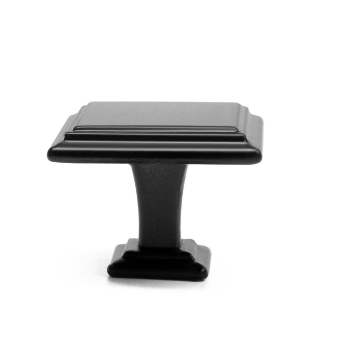 Ручка кнопка ТУНДРА РК119BL, черная Ручка кнопка ТУНДРА РК119BL, черная